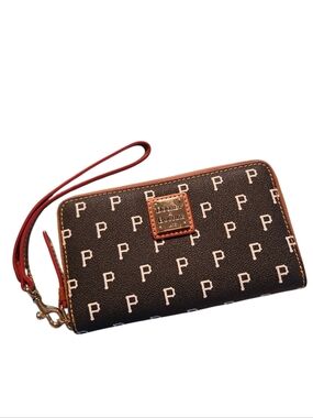 Dooney & Bourke Pirates Zip Around Wristlet Wallet